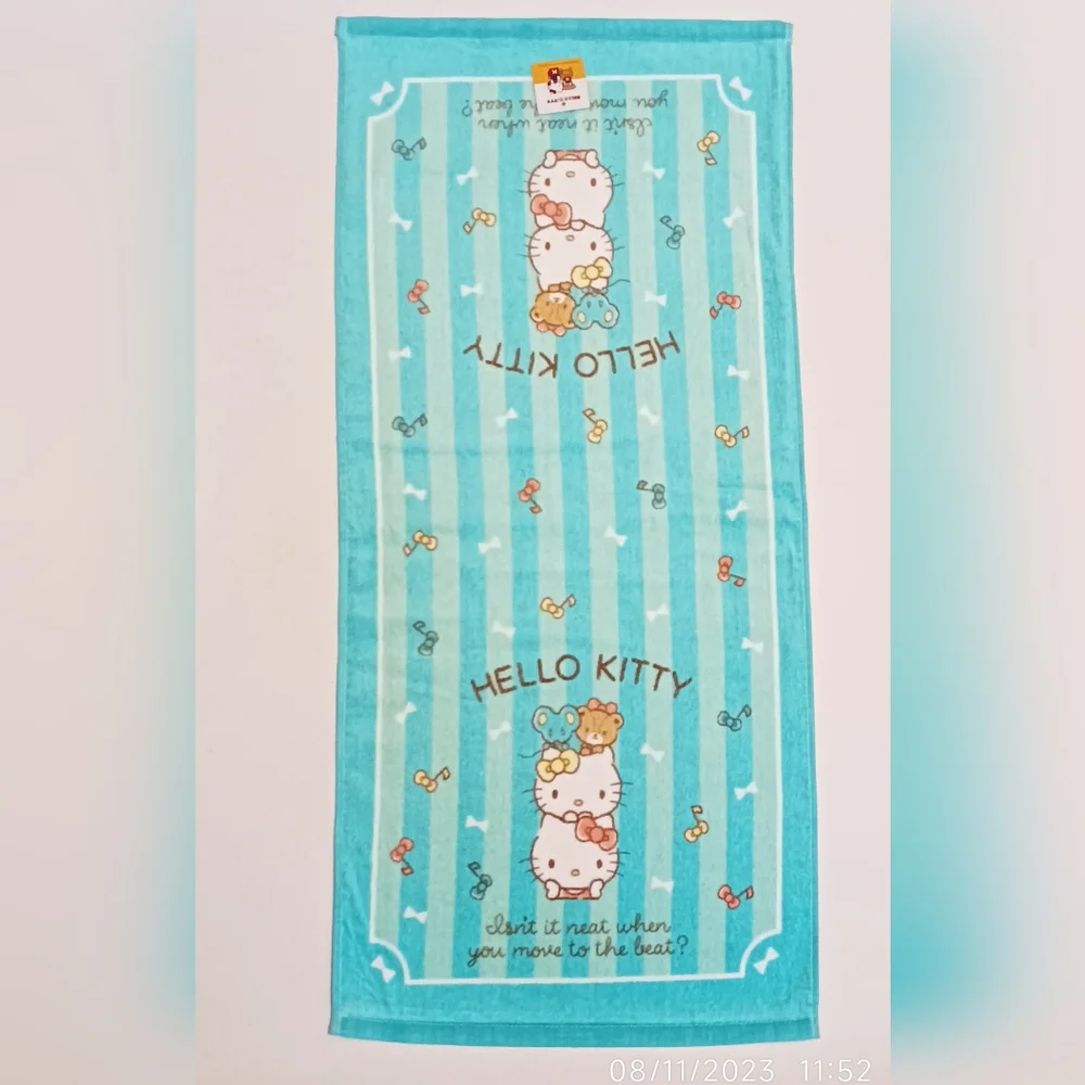 Mimmy and hello Kitty towel